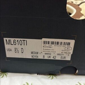 New Balance Multicolor Sneakers - Size 8.5